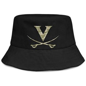 Moda virginia cavaliers basketbol kamuflaj logosu unisex katlanabilir kova şapkası kendiniz klasik balıkçı plaj vizörü satıyor kase238j