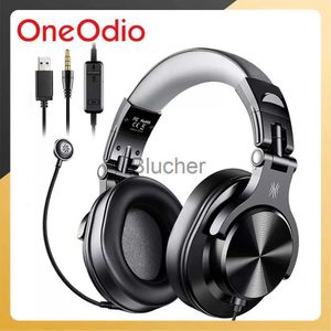 Kulaklıklar Kulaklıklar Oneodio A71D Kablolu Oyun Kulaklıkları Aşırı Stereo Kulaklık Oyuncusu Merkez için Söndürülebilir Mikrofonlu PC PS4 Telefon X0718