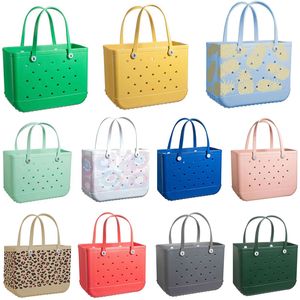 Летняя большая женская дизайнерская сумка Bogg, роскошная сумка-тоут, корзина для покупок, сумки для хранения, моющиеся пляжные силиконовые сумки для болота, кошелек Eco Jelly Candy