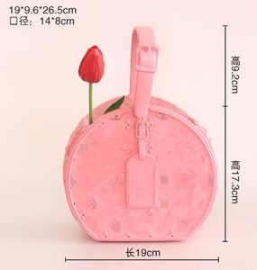 Творческая симуляция сушеные цветочные монеты карман портативный пакет цветочный горшок Кабас сочный растение цветочный устройство микро -ландшафт личность сопоставление