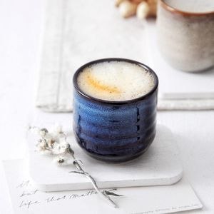 Kupalar Japon fırın sırlı çay bardağı yaratıcı seramik retro çay fincanı kahve kupa ev restoran sofra fincanları mutfak içecek eşyaları 1 adet