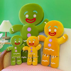 Toptan Sevimli Gingerbread Man Peluş Çocuk Oyunu Oyun Arkadaşı Tatil Hediye Odası Dekor