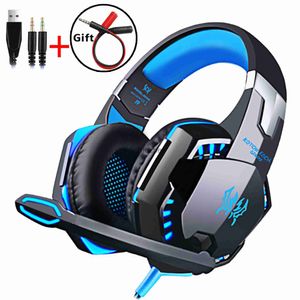 Kulaklık kulaklıklar kablolu oyun kulaklık kulaklıklar surround ses derin bas stereo casque kulaklıklar ile mikrofonlu xbox ps4 pc dizüstü bilgisayar x0718