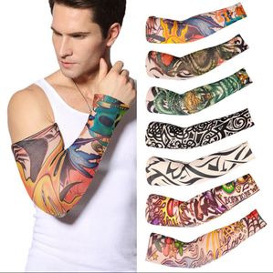 Unisex Cooling Arm Sleeves Cover Sports Running UV Sun Protection Outdoor Men Fishing Cycling Sleeves for Hide Tattoos