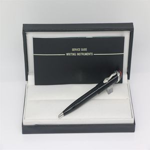 Различные стили BallPoint Pen Black Body с серебряной змеей Trim 7 Color School Office Stationery Prining Perfect Perfect Dift240d