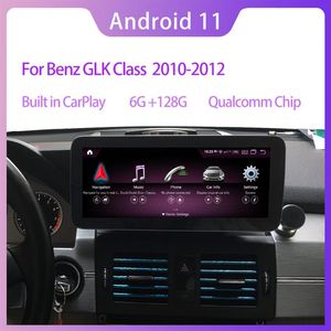 10 25 Qualcomm Android 11 6G RAM 128G ROM Araba Radyo GPS Navigasyon Bluetooth WiFi Kafa Ünitesi Ekran MERCEDES GLK Sınıfı X2183H