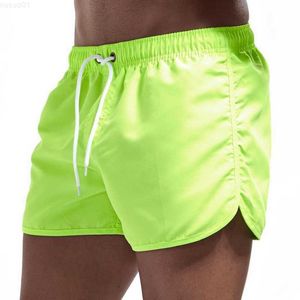 Мужские шорты 2023 Летние мужские шорты для купальников бренд пляжа сексуальные плавающие сундуки Мужские купальные купальники с низкой талией пляж.