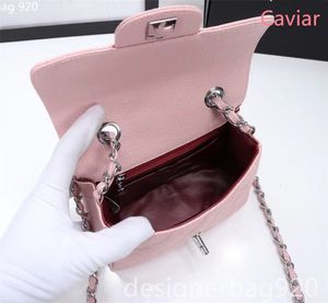 Moda Crossbody Bag Tasarımcı Bagsclassic Woman Bayanlar Çanta Sling Çanta Strap Bages Bag Havyar L Çanta Zinciri ve Sert Lady Tote Çanta ile Küçük Omuz Çantaları