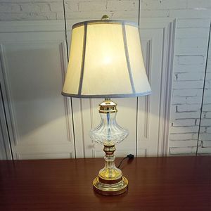 Masa lambaları 38x72cm oturma odası yatak odası çalışması için açık cam lamba büyük gece ışık düğmesi anahtarı