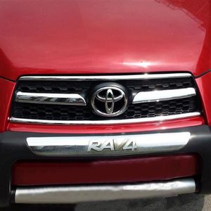 Высококачественный ABS Chrome 4pcs Front Grill Trim Decorative Strip для Toyota RAV4 2009-201299E