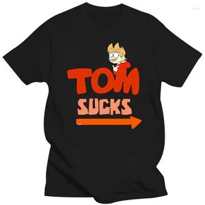 Magliette da uomo Maglietta da uomo divertente Maglietta novità da donna TOM SUCKS EW TORD EDDSWORLD MATCHING TEE Maglietta cool