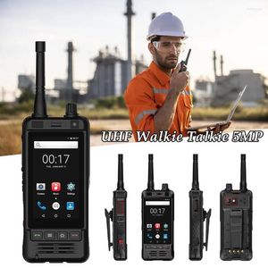 Walkie Talkie 3G Wi -Fi Radio W5 Android 6.0 Телефон Pradio IP67 UHF 5MP камера Realpzello Internet Poc Procsiver