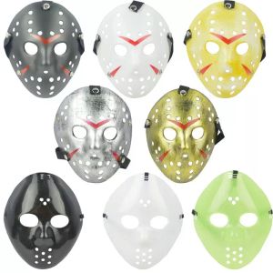 Máscaras de máscaras faciais completas Jason Cosplay Skull vs Friday Horror Hockey Halloween Costume Scary Mask Festival Party