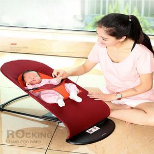 Novo estilo recém-nascidos cama dobrável cadeira de balanço do bebê berços cama cadeira de equilíbrio portátil balanço do bebê segurança infantil rocker291i