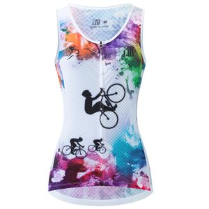 Велосипедные рубашки топы женские велосипедные жилеты Дрифты дышащие сетчатые ультрафиолетовые ультрафиолетовые велосипедные велосипедные велосипедные одежды.