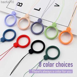 2024Silicone Wrist Strap Lanyard for Keys & Phones: Stylish Finger Ring Straps for iPhone