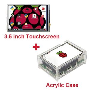 Raspberry Pi 3 Modelo B 3 5 polegadas LCD TFT Touch Screen Display Estilete Estojo Acrílico Compatível com Raspberry Pi 2157u
