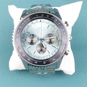 Tasarımcı Erkekler İçin İzler Bayanlar İzle Navitimer Party Business Multi Dial ReloJ Luminous Hassas EW Fabrika 50mm Lüks Saat Safir Deri SB046 C23