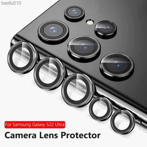 5pcs Phone Camera Lens Lens Protector для Samsung Galaxy S22 Ultra Lins Cover Cover Cover Accessories L230619