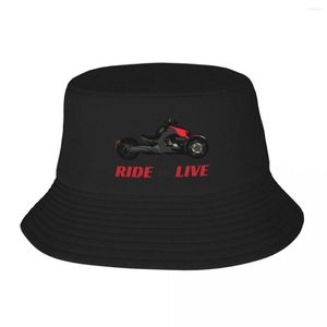 Beralar can -am Ryker Red - Canlı Kova Şapkası Güneş Golf Balıkçılık Kapakları Cap Erkek Kadınlar Kadınlar