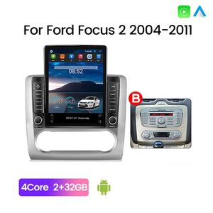 9 Android Quad Core Car Video Multimedia Touch Screce Radio за 2004-2011 годы Ford Focus exi At с Bluetooth USB Wi-Fi Support 3490