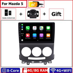Android 10 0 CAR DVD Multimedia Player Radio Head Bind для Mazda 5 Mazda5 2005-2010 с 9-дюймовым 2DIN 3G 4G GPS Radio Video Stereo 291t