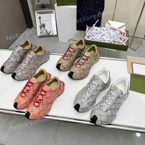Tasarımcı Sıradan Ayakkabı Erkek Spor Ayakkabıları Koşu Eğitmenleri Vintage Platform Ayakkabı Mektubu Baskı Sabah Deri Sneaker Çin Yeni Yıl Koleksiyonu Eğitmeni