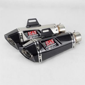 motorcycle exhaust 51mm inlet Universal yoshimura muffler for FZ1 R6 R15 R3 ZX6R ZX10 1000 CBR1000 GSXR1000 650 K7 K8 K112076