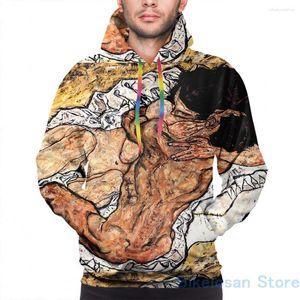 Erkek Hoodies Mens Sweatshirt Kadınlar İçin Komik Egon Schiele - K -