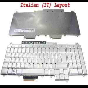 Inspiron 1720 1721 Vostro 1700 XPS M1730 Gümüş İtalyan Italiano için yeni ve orijinal dizüstü bilgisayar klavyesi IT Versi281n
