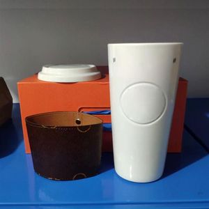 Дизайнерские фарфоровые тумблеры роскошные костяные чашки для китайской чашки винтажные кофейные кружки Tumbler90002941