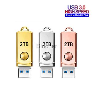 Hafıza Kartları USB Stick Yüksek Hızlı USB 30 Kalem Sürücüsü 2tb Metal Pendrive 1 TB Su Geçirmez Tipik CLE USB Flash Sürücüler 512GB Memoria USB Flash Disk X0720