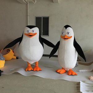 2019 Fabrika Doğrudan Penguen Madagaskar Maskot Kostüm Özel Süslü Kostüm Anime Cosply Kitleri Maskot Fantezi Elbise Karnavalı CO353R