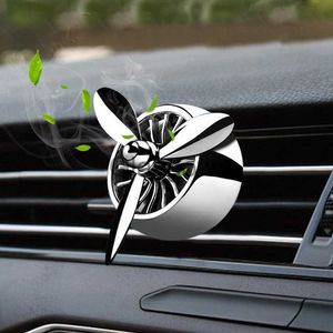Car Air Freshener Car Conditioning Smell Air Freshener Alloy LED Auto Vent Outlet Perfume Clip Fresh Aromatherapy Fragrance Atmosphere Light New x0720