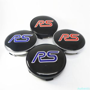 4pcs 60 мм для Ford RS Cheel Center Caps Hub 56mm Rims Cover Logo Logo Emblem Back298L