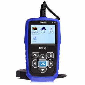 NEXAS NL102 Сканер с диагностики грузовиков OBD OBD2 Грузовик дизельный двигатель ABS Диагностический инструмент для Volvo Scania Renault297M