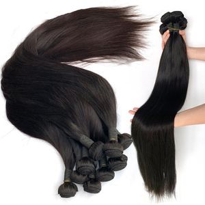 Beauty Starquality Long Virgin Human Hair 32 34 36 38 40 42 -дюймовый сырой индийский материал для волос241V