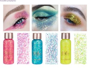 Body Glitter 3pcs Handaiyan Flash Ey Eye Shade Sequin Sequin Gel Mermaid Scale Face Milk Stage Night Club Festival 230719