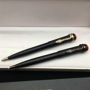 Ямаланг высококачественный матовый черный роличный шарик ручки шариковые ручки с змеейными канцелярскими товарами канцелярские принадлежности