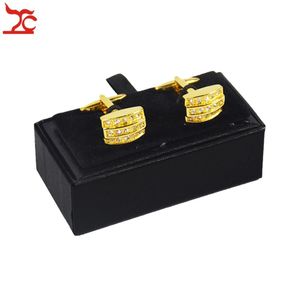 ВСЕГО 10 шт. Мужская черная запонка коробка Classicia Jewelry Gift Box Бренд Пакет пакет пакета Box 8x4x3cm 193x