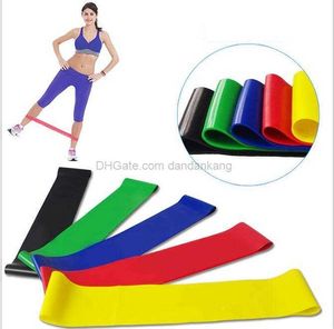Rekord-Qualitätsniveau Gummi-Widerstandsbänder-Set Fitness-Workout elastisches Trainingsband für Yoga Pilates-Band Crossfit Bodybuilding-Übungen