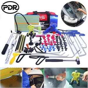 PDR стержней крючки инструменты Car Toolkit Dent Remover Auto Repair Chode Healt Door Door Ding Deent Repair Очень популярный набор инструментов241O