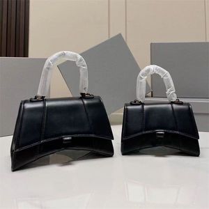 Luxurys çantalar kum saati b deri tasarımcı çantası yüksek kaliteli düz renk seyahat sacoche tek sap basit moda omuz çantası Protable c23