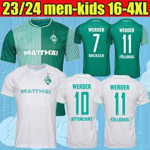 2023 Werder Bremen Special Soccer Jersey Marvin Ducksch Leonardo Bittencourt Black Green 2023 2024 Friedl Pieper Thailand Keita Футбольные рубашки