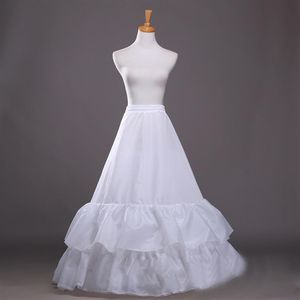 2 Katman Petticoat Uzun Düğün Aksesuarları A-line fırfırlar Alt Resmi Elbise Ankrajlı İki Çember Lolita Crinoline307o