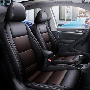 Capa de assento de carro de couro PU personalizada para proteção de assentos de carros Volkswagen vw Tiguan Set Sedan Interior à prova d'água Acessórios Automáticos312g