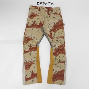 Erkek Pantolon GD İlkbahar ve Yaz Pantolon Yapılandırılmış Eklenmiş Camo Kadınlar 230720