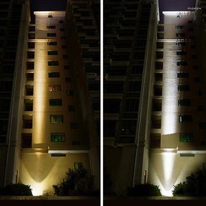 Duvar lambası binası ışık açık açık bahçe dekorasyon gece aydınlatma ip67 su geçirmez metal gövde koçanı yonga aplikler