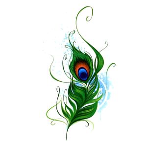 Tavuskuşu Tüyler Su geçirmez Geçici Dövme Çıkartması Sahte Dövme Güzellik Peacock Phoenix Göz Flaş Dövmeleri Maquiagem Tatoos
