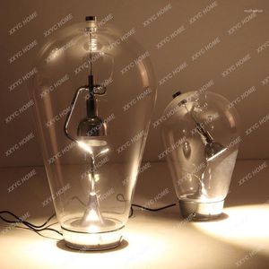 Masa lambaları Modern ayarlanabilir darbe lambası Pio ve Tito Toso Clear Cam MR16 Masa Hafif Yatak Odası Cafe Bar Mağazası Aydınlatma Ev Dekor